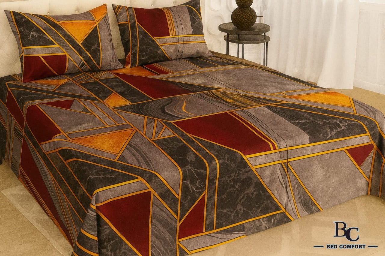 Urban Ember Printed Bedsheet
