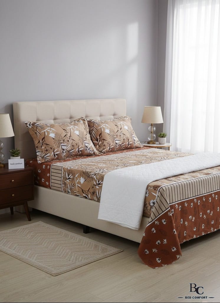 3D Sandstone Harmony Bedsheet