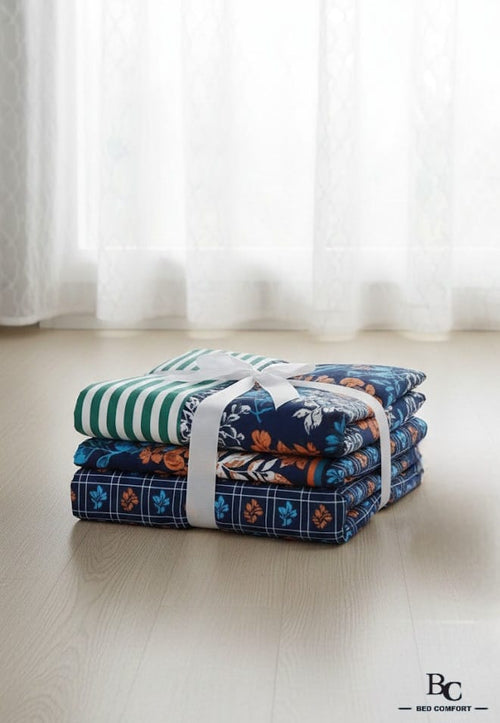 3D Botanical Bliss Bedsheet