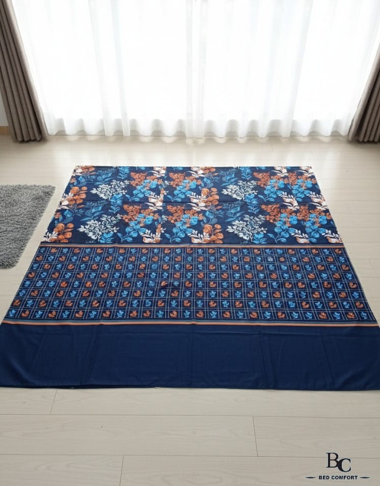 3D Botanical Bliss Bedsheet